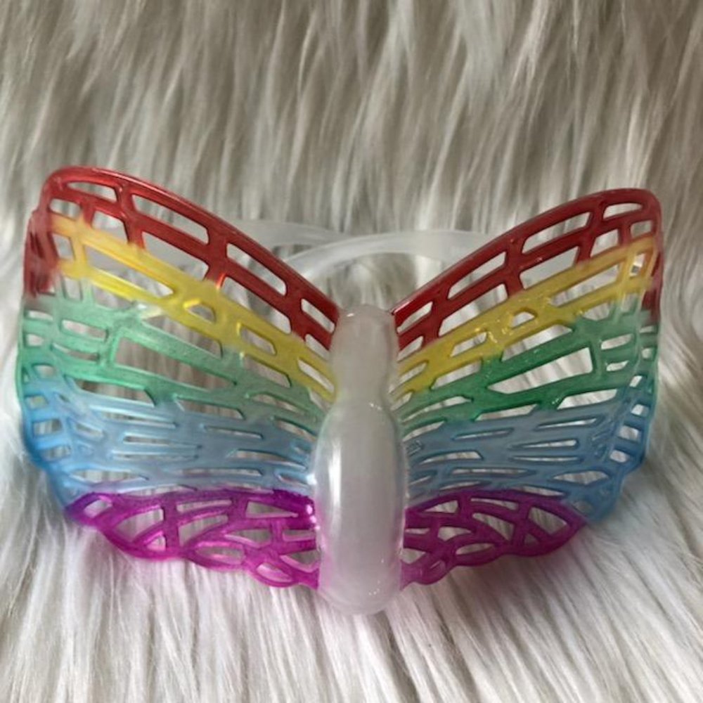 Rainbow Butterfly Glasses